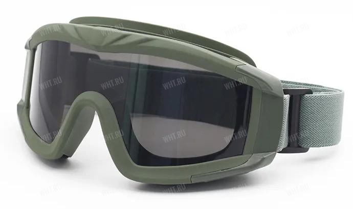 Очки тактические (баллистические/противоосколочные) GTAC-M26 BP, цвет - Army Green, 3 сменных линзы купить в интернет-магазине wht.ru