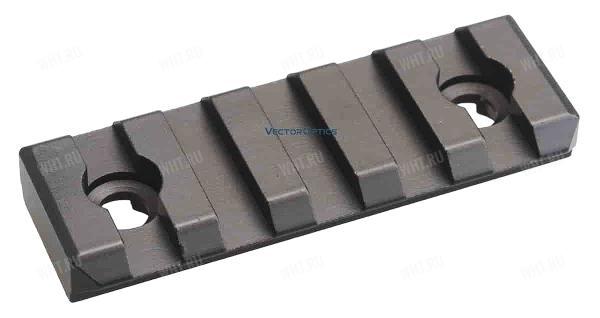 База Picatinny VECTOR Optics (5 слотов) для установки на интерфейс M-LOK картинка анонса на сайте WHT.ru