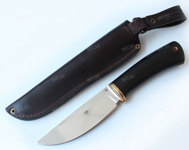 Нож "Грог", рукоять граб, сталь К340, с чехлом (Россия)