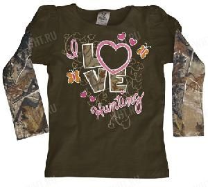 Толстовка детская BUCK WEAR I Love Hunting картинка анонса на сайте WHT.ru