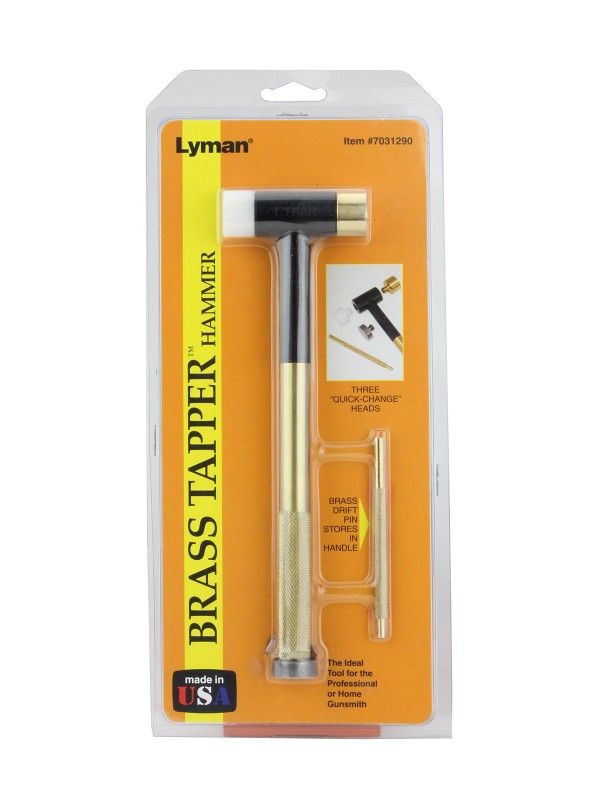 Безопасный оружейный молоточек Lyman Brass Tapper™ со сменными насадками