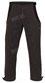 Брюки защитные WOODLINE Kevlar Cover, цвет черный картинка анонса на сайте WHT.ru