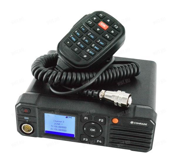 Автомобильная цифровая рация Comrade R90 DMR UHF/VHF картинка анонса на сайте WHT.ru