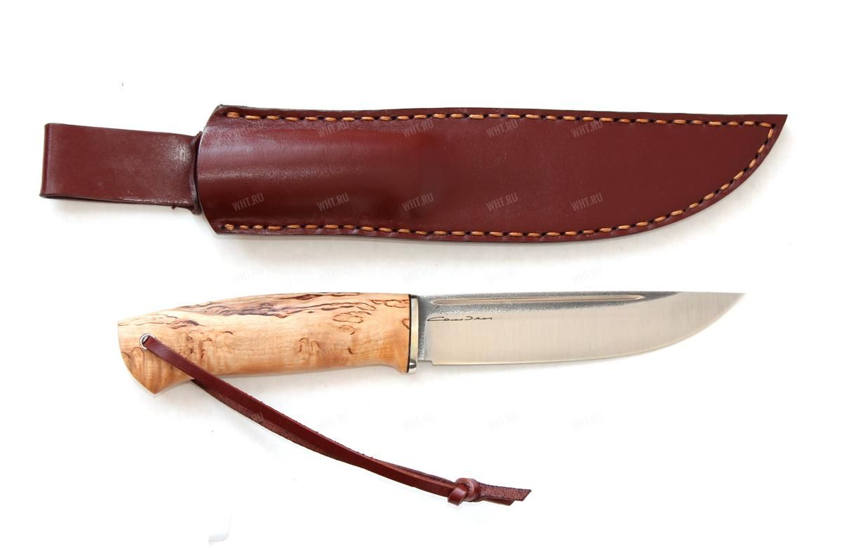 Нож "Лиман", рукоять - карельская береза, клинок - D2