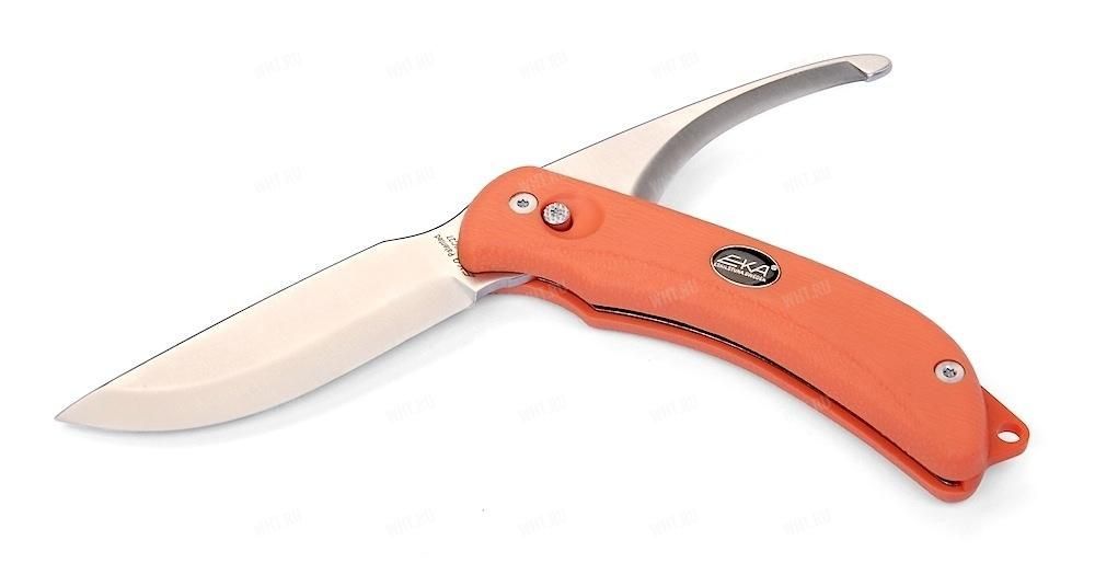 Нож EKA SwingBlade G3, цвет оранжевый, сталь SANDVIK