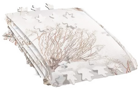 Сеть маскировочная Omnitex 3D 1,4x3,6 м, полиэстер, камуфляж - Mossy Oak Brush Winter картинка анонса на сайте WHT.ru