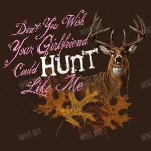 Футболка подростковая/женская BUCK WEAR Hunt Like Me картинка анонса на сайте WHT.ru
