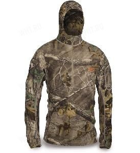 Бадлон с длинным рукавом и капюшоном FIRST LITE Chama Hoodie, камуфляж Realtree Xtra картинка анонса на сайте WHT.ru