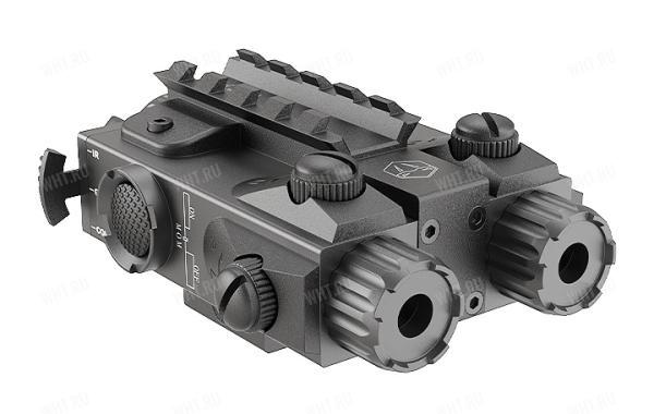 Тактический лазерный целеуказатель VipeRay Combo Gen II (ИК - 830...850 nm, зелёный лазер - 510...532 nm) картинка анонса на сайте WHT.ru
