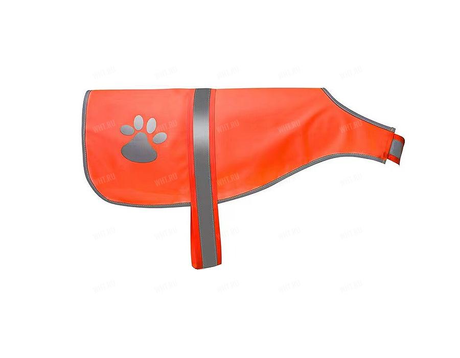 Жилет сигнальный для собаки, светоотражающий, цвет оранжевый купить в интернет-магазине wht.ru