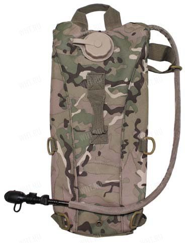 Питьевая система (гидратор) EXTRIME (2.5 литра), камуфляж "MultiCam" детальная картинка на сайте WHT.ru Питьевая система (гидратор) EXTRIME (2.5 литра), камуфляж "MultiCam" детальная картинка