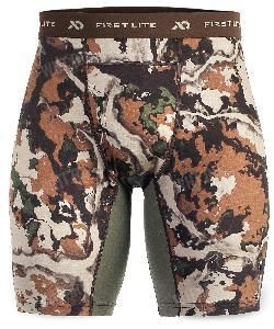 @Шорты-трусы длинные FIRST LITE Wick Long Boxer Brief, камуфляж Fusion картинка анонса на сайте WHT.ru