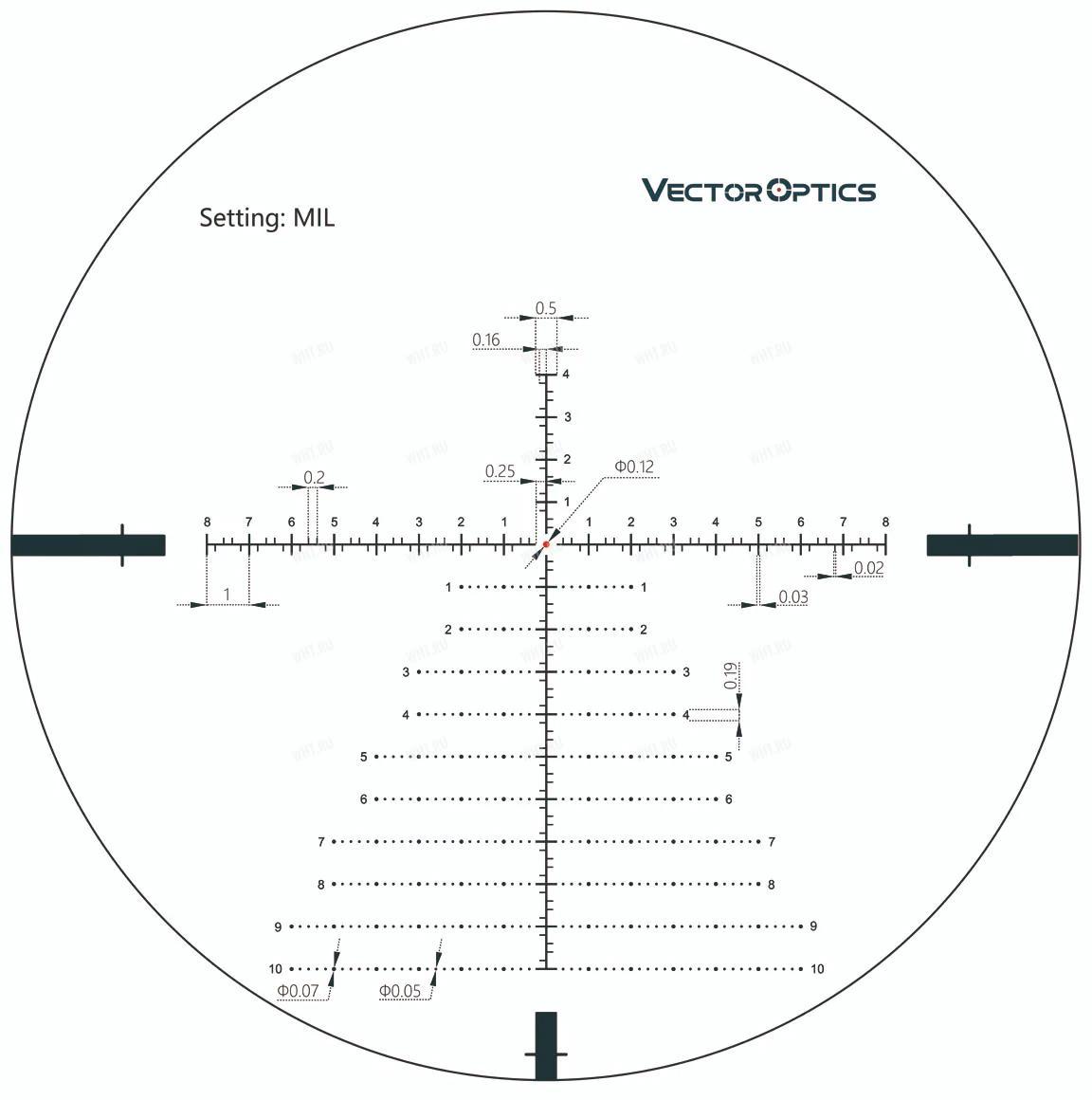 Оптический прицел Vector Optics CONTINENTAL x6 3-18x50 (34 мм) VCT TACTICAL FFP, марка VCT-34FFP