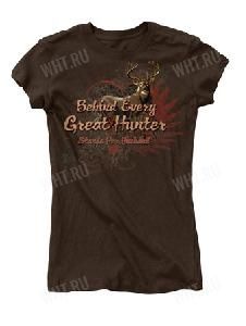 Футболка подростковая/женская BUCK WEAR Great Hunter картинка анонса на сайте WHT.ru