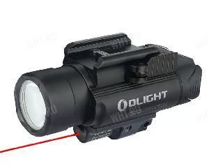 Подствольный фонарь с ЛЦУ красного цвета Olight Baldr RL, 1120 Лм, 240 м, черный корпус