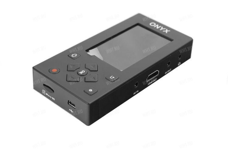Цифровой видеорекордер ONYX, цветной дисплей, 8Гб встроенная память, запись  720х576