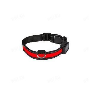 Светящийся ошейник EYENIMAL USB, красный картинка анонса на сайте WHT.ru