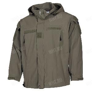 Куртка тактическая штормовая MFH SOFTSHELL GEN III, Level 5, цвет - Olive картинка анонса на сайте WHT.ru