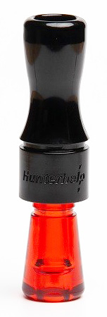Манок на утку Hunterhelp одноязычковый, серия "Утиный Мастер" (конус), чёрно-оранжевый картинка анонса на сайте WHT.ru