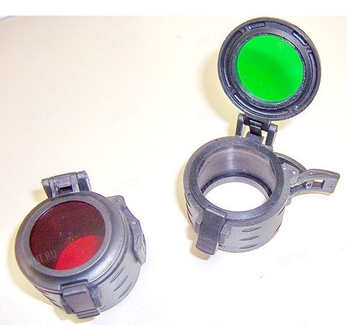 Светофильтр Ledwave, для фонарей с диаметром головного модуля 33 мм, цвет зелёный