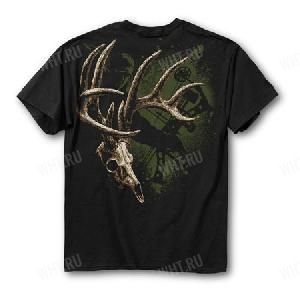 Футболка мужская BUCK WEAR Bow Elements, цвет черный картинка анонса на сайте WHT.ru