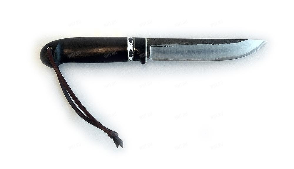 Нож SANDER "Лиман", клинок - ламинат ШХ15 в обкладках, рукоять - граб/кориан, "скрим-шоу" "Кабаны"