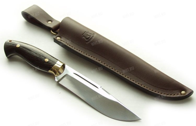 Нож "Хантер", цельнометаллический клинок, рукоять венге, сталь Х12МФ
