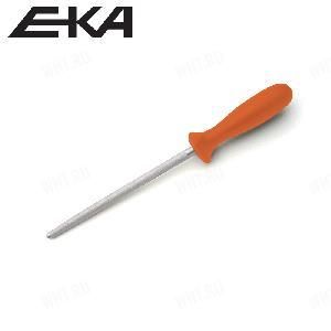 Точилка для ножей стальная, EKA, оранжевая рукоять  картинка анонса на сайте WHT.ru
