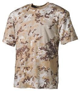 Футболка тактическая MFH T-Shirt, камуфляж - Vegetato Desert картинка анонса на сайте WHT.ru
