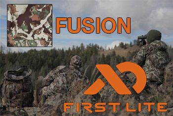 Камуфляжная расцветка First Lite Fusion - Hi-End в камуфляже для охоты.