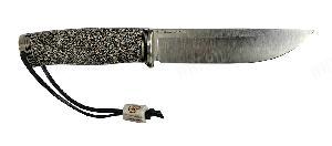 Нож SANDER "Лиман", клинок - сталь М390, рукоять - рог, "Ископаемый моллюск", вариант 2 картинка анонса на сайте WHT.ru