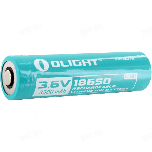 Аккумулятор 18650 Li-Ion, Olight (ORB-186C35), 3.7 В, 3500 мАч картинка анонса на сайте WHT.ru