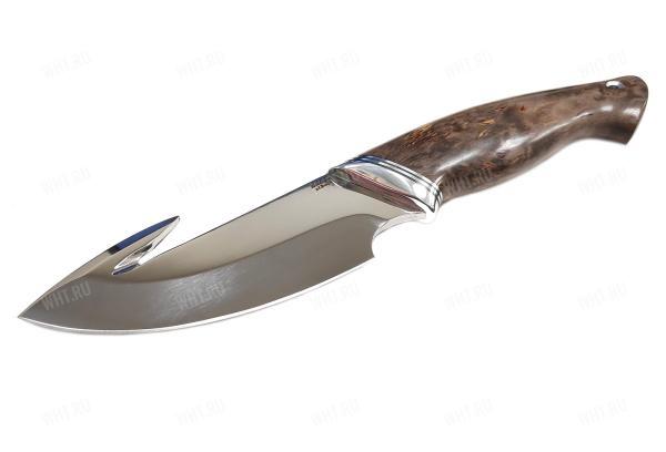 Нож разделочный, с крюком "Ястреб-3", сталь - Х12МФ, кованая картинка анонса на сайте WHT.ru