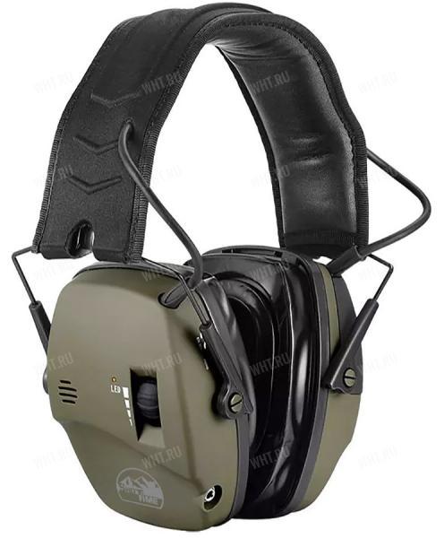 Активные наушники SHOTTIME 44 PRO, NRR 22дБ, цвет корпуса - Army Green картинка анонса на сайте WHT.ru