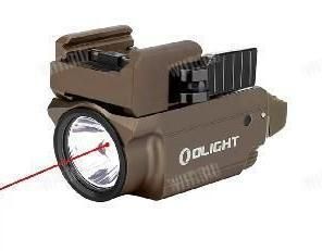 Подствольный фонарь с ЛЦУ красного цвета Olight Baldr Mini RL, 600 Лм, Desert Tan