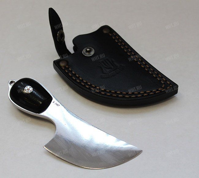 Нож "Коготь", цельнометаллический клинок, рукоять микарта, сталь К340