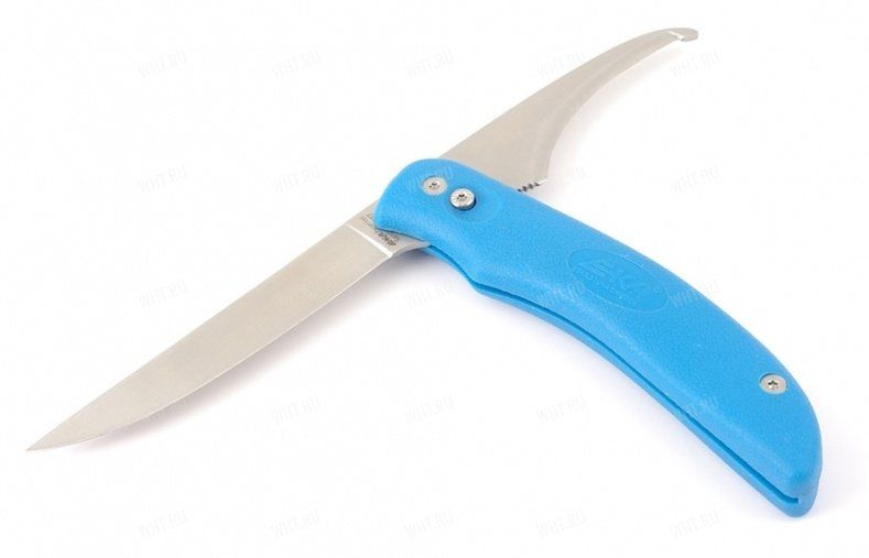 Филейный нож для рыбы EKA FishBlade, цвет синий, сталь SANDVIK