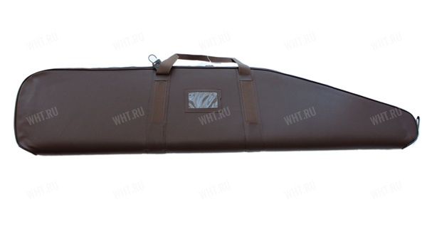 Кожаный ружейный чехол AKAH (135 см), цвет - Тёмно-коричневый