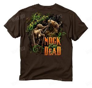 Футболка подростковая/женская BUCK WEAR Nock'Em Dead картинка анонса на сайте WHT.ru