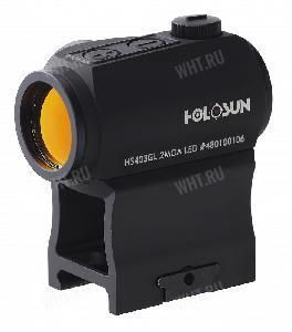 Коллиматорный прицел Holosun Micro HS403GL, 2 MOA, Weaver/Picatinny (2 шт.) картинка анонса на сайте WHT.ru