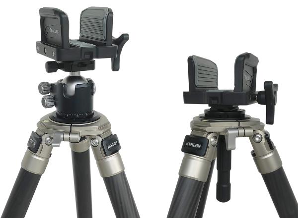 Штатив для стрельбы ATHLON MIDAS CF40 с платформой-зажимом Trakiom Sniper, карбон (1,8 м) картинка анонса на сайте WHT.ru