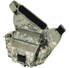Сумка-разгрузка UTG-Tactical Messenger Bag на одно плечо,  камуфляж Army Digital