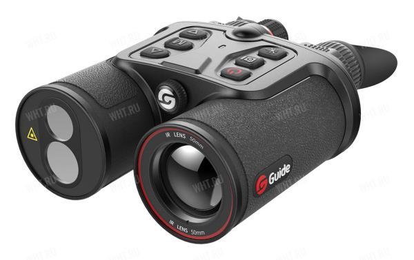 Тепловизионный бинокль Guide TN650 LRF (640x480, 12µm, F50mm, 2,8...22.4x, NETD<30mK)