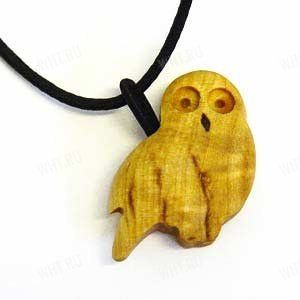 Подвеска на шею "Сова", Wood Jewel картинка анонса на сайте WHT.ru