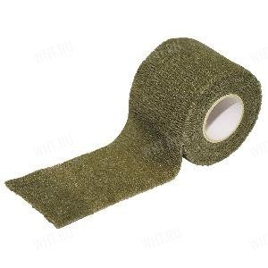 Лента текстильная MFH® на п/клейкой основе для маскировки оружия, 5 см х 4,5 м - Olive картинка анонса на сайте WHT.ru