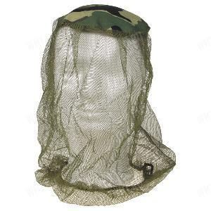 Маска - накомарник, цвет зелёный+Woodland, эластичная тесьма картинка анонса на сайте WHT.ru