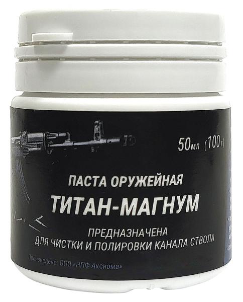 Паста для чистки и полировки канала ствола Титан-Магнум, 100 грамм картинка анонса на сайте WHT.ru