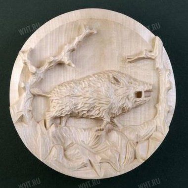 Медальон декоративный "Кабан" купить в интернет-магазине wht.ru