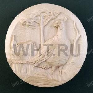 Медальон декоративный "Фазан" картинка анонса на сайте WHT.ru