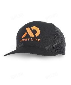 Бейсболка First Lite с логотипом, черная картинка анонса на сайте WHT.ru
